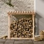 vidaXL Kaminholzregal 108x64,5x109 cm Massivholz Kiefer vidaXL Kaminholzregal 108x64,5x109 cm Massivholz Kiefer