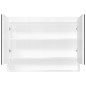 vidaXL Spiegelschrank fürs Bad 80x15x60 cm MDF Glänzend Weiß vidaXL Spiegelschrank fürs Bad 80x15x60 cm MDF Glänzend Weiß