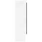 vidaXL Spiegelschrank fürs Bad 80x15x60 cm MDF Glänzend Weiß vidaXL Spiegelschrank fürs Bad 80x15x60 cm MDF Glänzend Weiß
