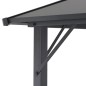 Gartenpavillon mit Dach Aluminium 3×3 m Schwarz Gartenpavillon mit Dach Aluminium 3×3 m Schwarz