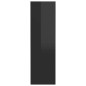 Wand-Schuhschrank Hochglanz-Schwarz 60x18x60 cm Holzwerkstoff Wand-Schuhschrank Hochglanz-Schwarz 60x18x60 cm Holzwerkstoff