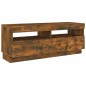 TV-Schrank mit LED-Leuchten Räuchereiche 100x35x40 cm TV-Schrank mit LED-Leuchten Räuchereiche 100x35x40 cm