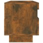 TV-Schrank mit LED-Leuchten Räuchereiche 100x35x40 cm TV-Schrank mit LED-Leuchten Räuchereiche 100x35x40 cm