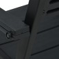 vidaXL Gartenstühle 4 Stk. Schwarz HDPE Holz-Optik vidaXL Gartenstühle 4 Stk. Schwarz HDPE Holz-Optik