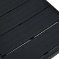 vidaXL Gartenstühle 4 Stk. Schwarz HDPE Holz-Optik vidaXL Gartenstühle 4 Stk. Schwarz HDPE Holz-Optik