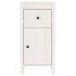 Sideboards 2 Stk. Weiß 40x35x80 cm Massivholz Kiefer Sideboards 2 Stk. Weiß 40x35x80 cm Massivholz Kiefer