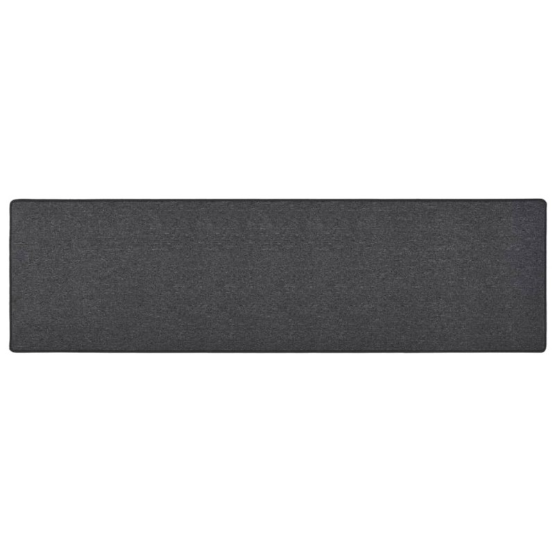vidaXL Teppichläufer Anthrazit 50x200 cm vidaXL Teppichläufer Anthrazit 50x200 cm