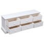 vidaXL TV-Schrank Weiß 108x30x40 cm Massivholz Paulownia vidaXL TV-Schrank Weiß 108x30x40 cm Massivholz Paulownia