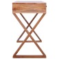 Computertisch Natur 115x47x77 cm Massivholz Mahagoni Computertisch Natur 115x47x77 cm Massivholz Mahagoni