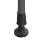 Einziehbare Markise Handbetrieben mit LED 250 cm Orange Braun Einziehbare Markise Handbetrieben mit LED 250 cm Orange Braun
