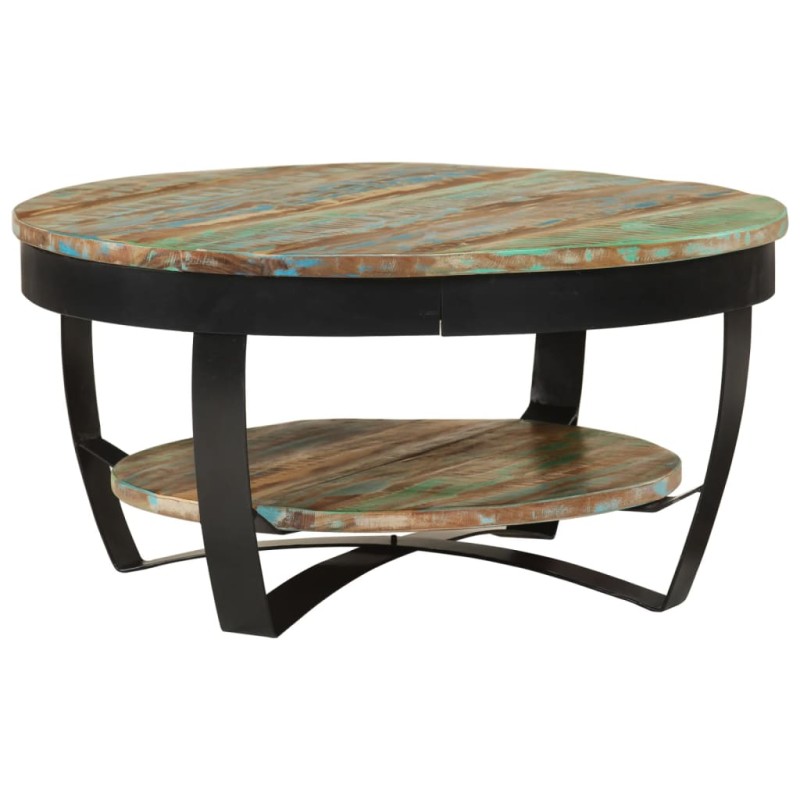 Couchtisch mit Ablage Altholz Massiv 65x32 cm Couchtisch mit Ablage Altholz Massiv 65x32 cm
