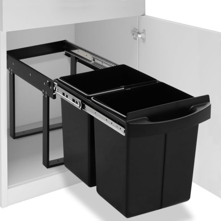 vidaXL Abfallsammler Soft-Close 48 L