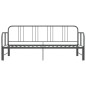 Ausziehsofa Bettgestell Grau Metall 90x200 cm Ausziehsofa Bettgestell Grau Metall 90x200 cm