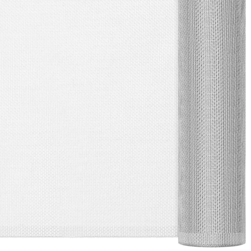 Fliegengitter Aluminium 112X500 cm Silbern Fliegengitter Aluminium 112X500 cm Silbern