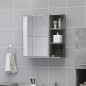 vidaXL Bad-Spiegelschrank Betongrau 62,5x20,5x64 cm Holzwerkstoff vidaXL Bad-Spiegelschrank Betongrau 62,5x20,5x64 cm Holzwerkstoff