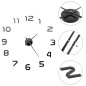 3D-Wanduhr Modernes Design 100 cm XXL Schwarz 3D-Wanduhr Modernes Design 100 cm XXL Schwarz