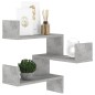 vidaXL Wand-Eckregal Betongrau 40x40x50 cm Holzwerkstoff vidaXL Wand-Eckregal Betongrau 40x40x50 cm Holzwerkstoff