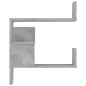 vidaXL Wand-Eckregal Betongrau 40x40x50 cm Holzwerkstoff vidaXL Wand-Eckregal Betongrau 40x40x50 cm Holzwerkstoff
