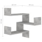 vidaXL Wand-Eckregal Betongrau 40x40x50 cm Holzwerkstoff vidaXL Wand-Eckregal Betongrau 40x40x50 cm Holzwerkstoff