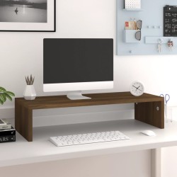 Monitorständer Braun Eichen-Optik 60x23,5x12 cm Holzwerkstoff
