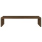 Monitorständer Braun Eichen-Optik 60x23,5x12 cm Holzwerkstoff Monitorständer Braun Eichen-Optik 60x23,5x12 cm Holzwerkstoff