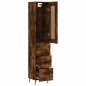 vidaXL Highboard Räuchereiche 34,5x34x180 cm Holzwerkstoff vidaXL Highboard Räuchereiche 34,5x34x180 cm Holzwerkstoff