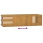 Wand-Badschrank 110x40x30 cm Massivholz Teak Wand-Badschrank 110x40x30 cm Massivholz Teak