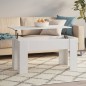 Couchtisch Hochglanz-Weiß 101x49x52 cm Holzwerkstoff Couchtisch Hochglanz-Weiß 101x49x52 cm Holzwerkstoff