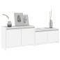 vidaXL TV-Schrank Weiß 146,5x35x50 cm Holzwerkstoff vidaXL TV-Schrank Weiß 146,5x35x50 cm Holzwerkstoff