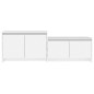 vidaXL TV-Schrank Weiß 146,5x35x50 cm Holzwerkstoff vidaXL TV-Schrank Weiß 146,5x35x50 cm Holzwerkstoff