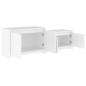 vidaXL TV-Schrank Weiß 146,5x35x50 cm Holzwerkstoff vidaXL TV-Schrank Weiß 146,5x35x50 cm Holzwerkstoff