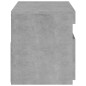 TV-Schrank mit LED-Leuchten Betongrau 75x35x40 cm TV-Schrank mit LED-Leuchten Betongrau 75x35x40 cm