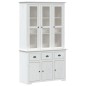 Highboard BODO Weiß 115,5x43x200,5 cm Massivholz Kiefer Highboard BODO Weiß 115,5x43x200,5 cm Massivholz Kiefer
