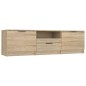 vidaXL TV-Schrank Sonoma-Eiche 140x35x40 cm Holzwerkstoff vidaXL TV-Schrank Sonoma-Eiche 140x35x40 cm Holzwerkstoff