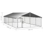 vidaXL Outdoor-Hundezwinger mit Dach 600x300x150 cm vidaXL Outdoor-Hundezwinger mit Dach 600x300x150 cm