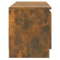 TV-Schrank mit LED-Leuchten Räuchereiche 120x30x35,5 cm TV-Schrank mit LED-Leuchten Räuchereiche 120x30x35,5 cm