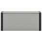 vidaXL Mülltonnenbox Grau 85x34x40 cm vidaXL Mülltonnenbox Grau 85x34x40 cm