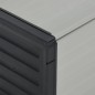 vidaXL Mülltonnenbox Grau 85x34x40 cm vidaXL Mülltonnenbox Grau 85x34x40 cm