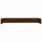 Monitorständer Braun Eichen-Optik 100x24x13 cm Holzwerkstoff Monitorständer Braun Eichen-Optik 100x24x13 cm Holzwerkstoff