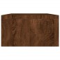 Monitorständer Braun Eichen-Optik 100x24x13 cm Holzwerkstoff Monitorständer Braun Eichen-Optik 100x24x13 cm Holzwerkstoff