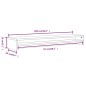 Monitorständer Braun Eichen-Optik 100x24x13 cm Holzwerkstoff Monitorständer Braun Eichen-Optik 100x24x13 cm Holzwerkstoff