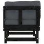 vidaXL Ecksofas mit Kissen 2 Stk. Schwarz Massivholz Kiefer vidaXL Ecksofas mit Kissen 2 Stk. Schwarz Massivholz Kiefer