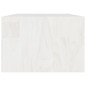 vidaXL Couchtisch Weiß 110x50x34 cm Massivholz Kiefer vidaXL Couchtisch Weiß 110x50x34 cm Massivholz Kiefer