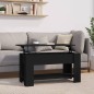 Couchtisch Schwarz 101x49x52 cm Holzwerkstoff Couchtisch Schwarz 101x49x52 cm Holzwerkstoff