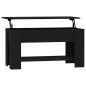 Couchtisch Schwarz 101x49x52 cm Holzwerkstoff Couchtisch Schwarz 101x49x52 cm Holzwerkstoff