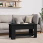Couchtisch Schwarz 101x49x52 cm Holzwerkstoff Couchtisch Schwarz 101x49x52 cm Holzwerkstoff