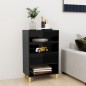 Sideboard Hochglanz-Schwarz 57x35x90 cm Holzwerkstoff Sideboard Hochglanz-Schwarz 57x35x90 cm Holzwerkstoff