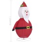 Weihnachtsdeko Weihnachtsmann LED Luxus-Stoff 90 cm Weihnachtsdeko Weihnachtsmann LED Luxus-Stoff 90 cm