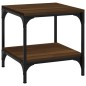 vidaXL Beistelltische 2 Stk. Braun Eiche 40x40x40 cm Holzwerkstoff vidaXL Beistelltische 2 Stk. Braun Eiche 40x40x40 cm Holzwerkstoff