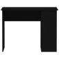 Schreibtisch Schwarz 100x55x75 cm Holzwerkstoff Schreibtisch Schwarz 100x55x75 cm Holzwerkstoff